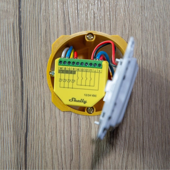 Shelly Plus RGBW PM Smart Switch Dimmer Wi-Fi, Bluetooth & RF 10A