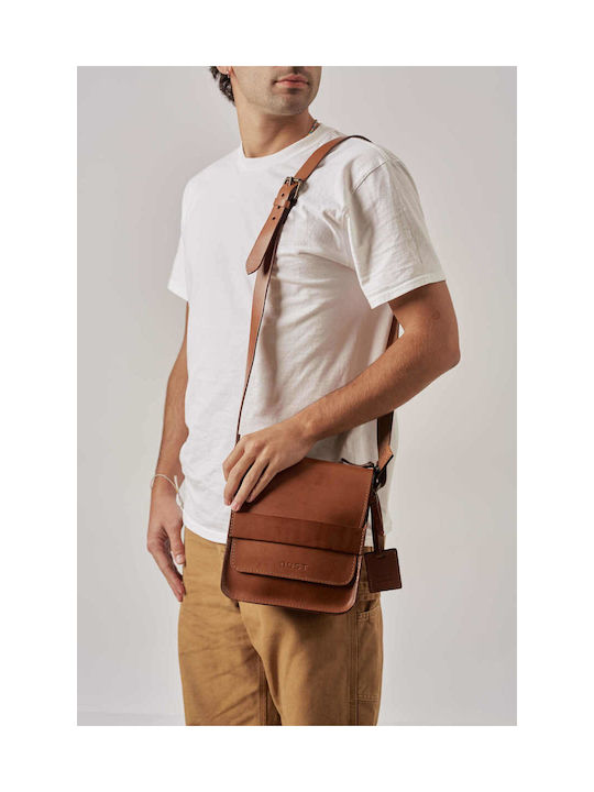 The Dust Company Leather Men's Bag Messenger Brown