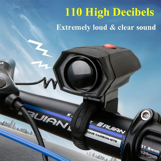 Bicycle Horn Electric Black
