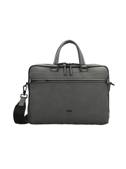 Picard Leather Men's Briefcase Gray