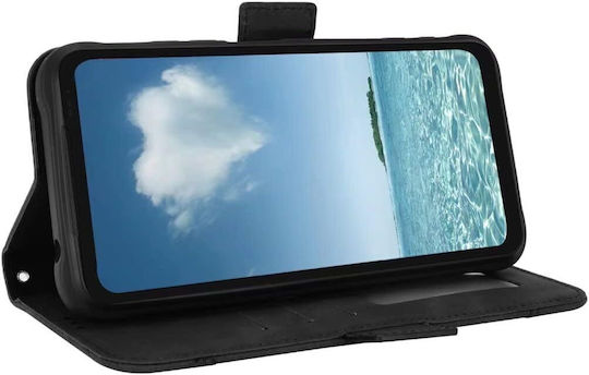 Back Cover Δερματίνης / Πλαστικό Μαγνητικό Μαύρο (Realme 12+)