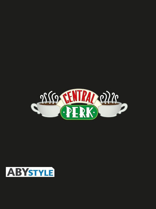 Abysse Central Perk Tricou Negru Bumbac