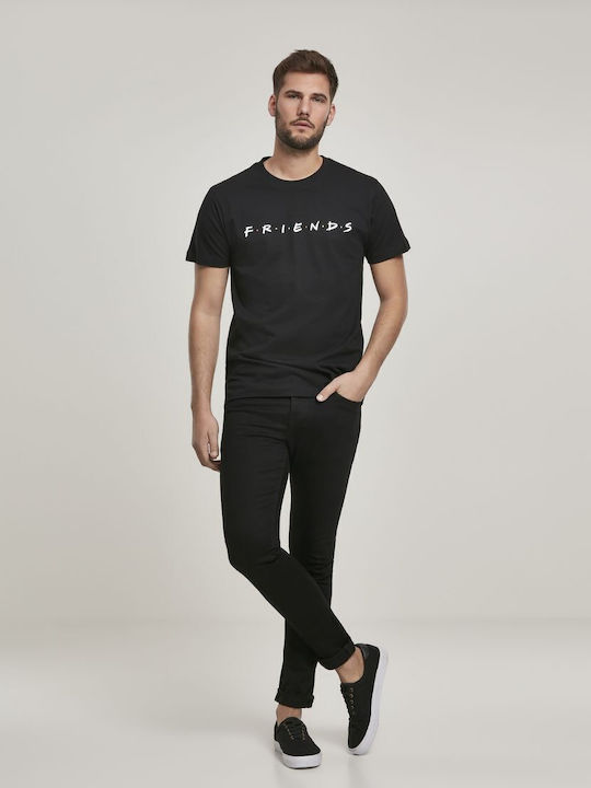 Merchcode Friends MC350 T-shirt σε Μαύρο χρώμα