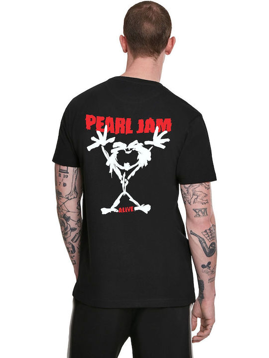 Rock Avenue Pearl Jam Alive T-shirt Μαύρο Βαμβακερό Rock Avenue Pearl Jam Alive T-shirt Μαύρο Βαμβακερό