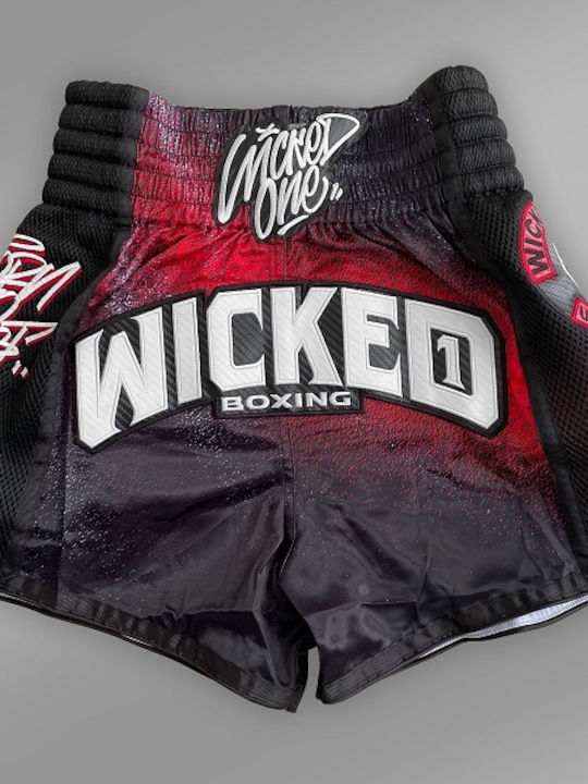 Wicked1 Shorts Kick/Thai-Boxen Schwarz
