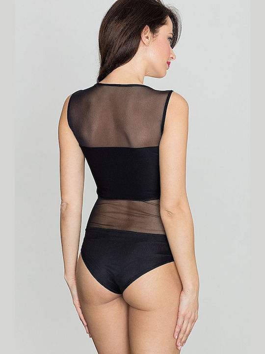 Lenitif Frauen Bodysuit Schwarz