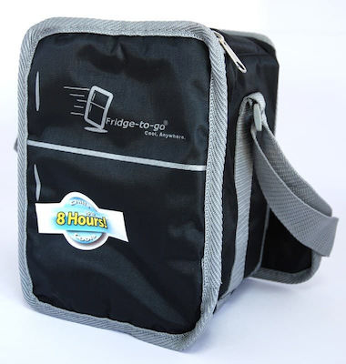 Fridge To Go Ισοθερμική Τσάντα Χειρός 23340 Mini Fridge 6 4 λίτρων Μαύρη Μ22 x Π13.5 x Υ14.5εκ.