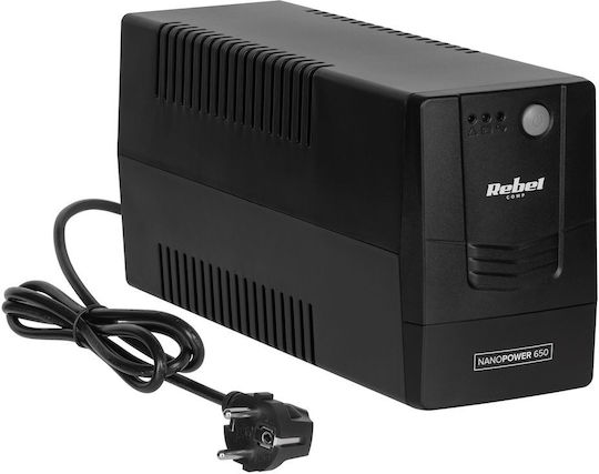 Rebel RB-4020 UPS Устройства 650VA 360W с 2 Schuko AC Гнезда