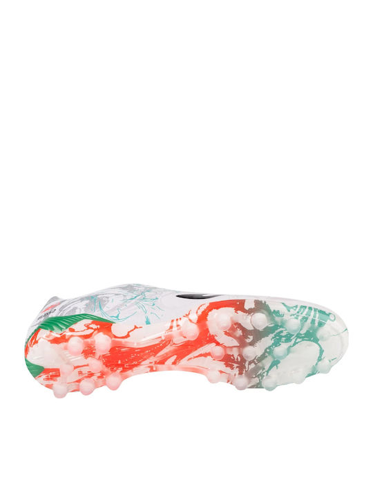 Joma Super Copa Pantofi de Fotbal cu crampoane Albe
