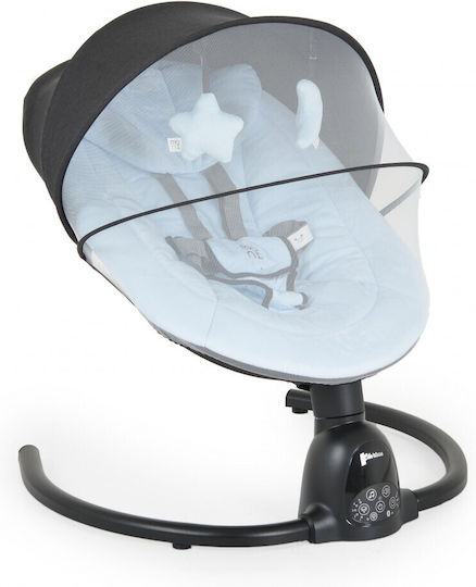 Moni Elektrisch Baby Relax Schaukel Clarissa mit Musik Blau für Kind bis 9kg