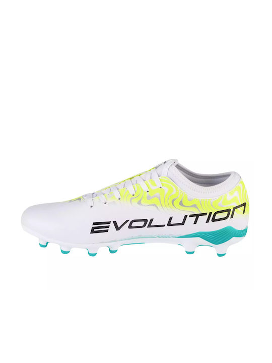 Joma Evolution FG Low Football Shoes with Cleats White