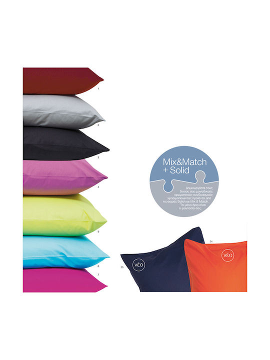 Borea Sheet Double with Elastic Band Cotton Solid Turquoise 160x200cm