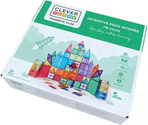 Cleverclixx Magnetisches Bau- und Konstruktionsspielzeug Für Kinder Ab 3 Jahren