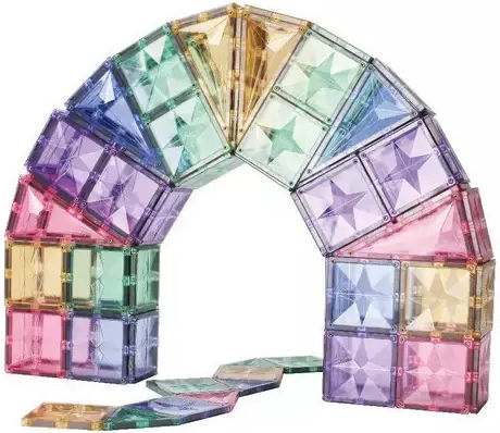 Cleverclixx Magnetisches Spielzeug Bau- und Konstruktionsspielzeug für Kinder ab 3 Jahren