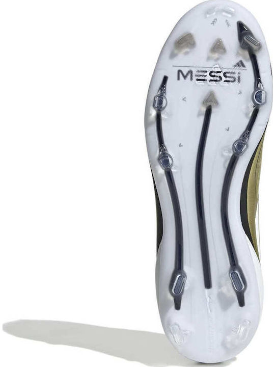 Παιδικά Ποδοσφαιρικά Παπούτσια F50 Pro Messi με Σχάρα Χρυσά