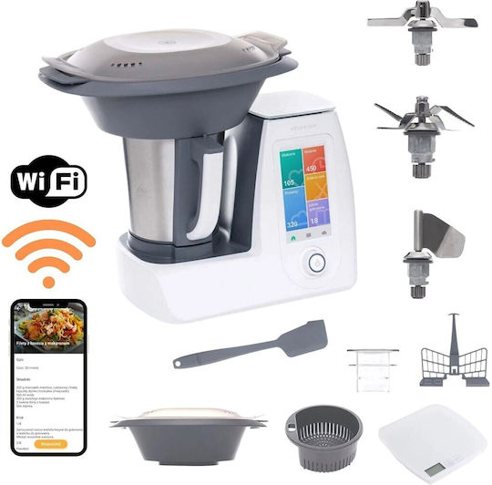 Kohersen CY021 Aragaz multifuncțional 2000W cu Capacitate 3.3lt Alb