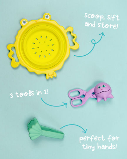 Glo Pals Baby Toy made of Silicone with Sounds for 18++ Months