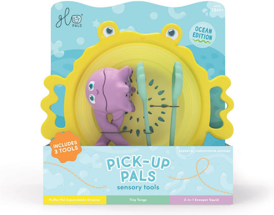 Glo Pals Baby Toy made of Silicone with Sounds for 18++ Months