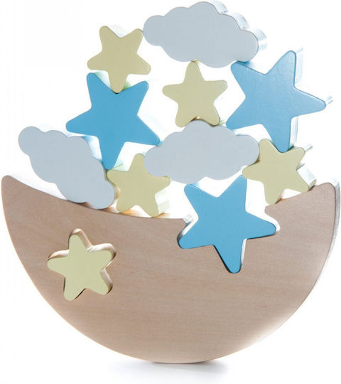 Balance Game Moon Stars Clouds