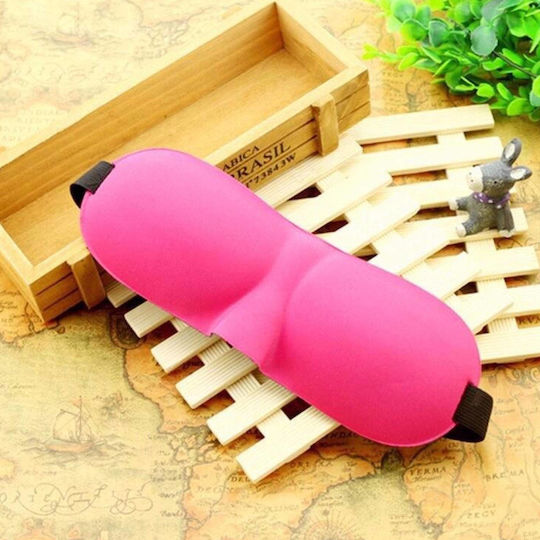 Memory Foam Sleep Mask 22.5x9cm Pink