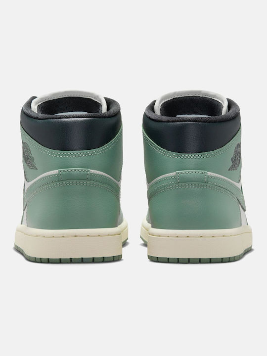 Air  1 Retro Mid Дамски Маратонки Черно / Бяло