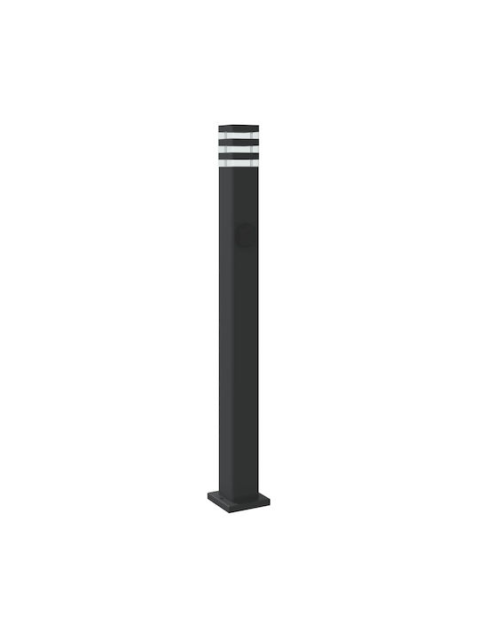 vidaXL Outdoor Floor Lamp Small Post 11W IP44 for E27 Bulb Black