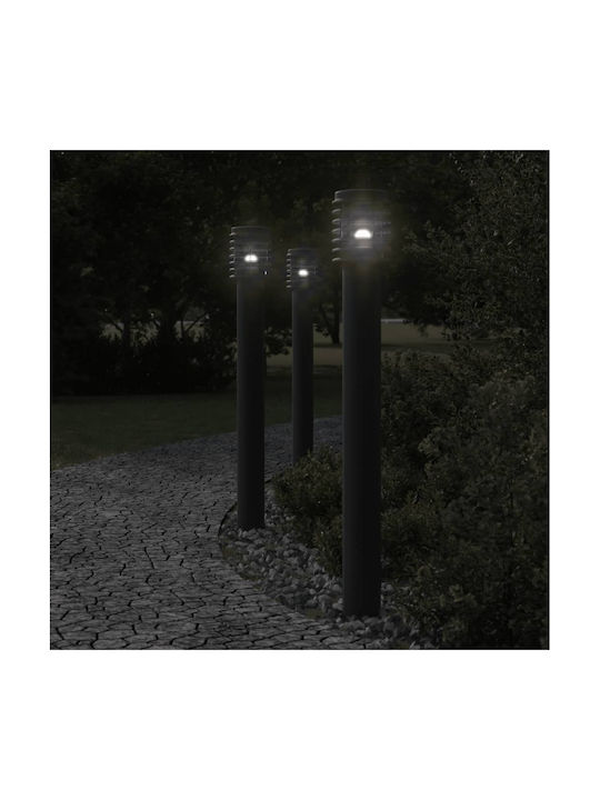 vidaXL Outdoor Floor Lamp Small Post 40W IP44 for E27 Socket Black