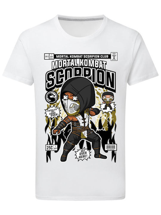 Pop Culture Scorpion T-shirt White