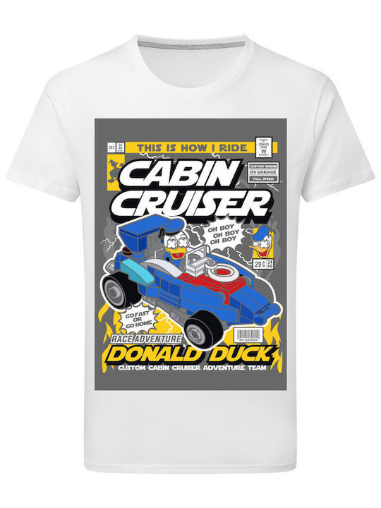 Donald Cabin Cruiser T-shirt White