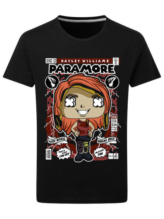 Paramore Hayley Williams T-shirt Black