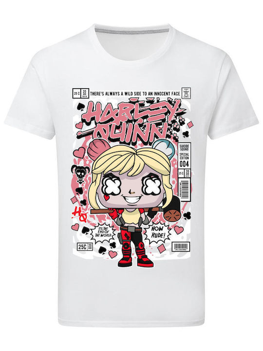 Harley Quinn T-shirt Weiß