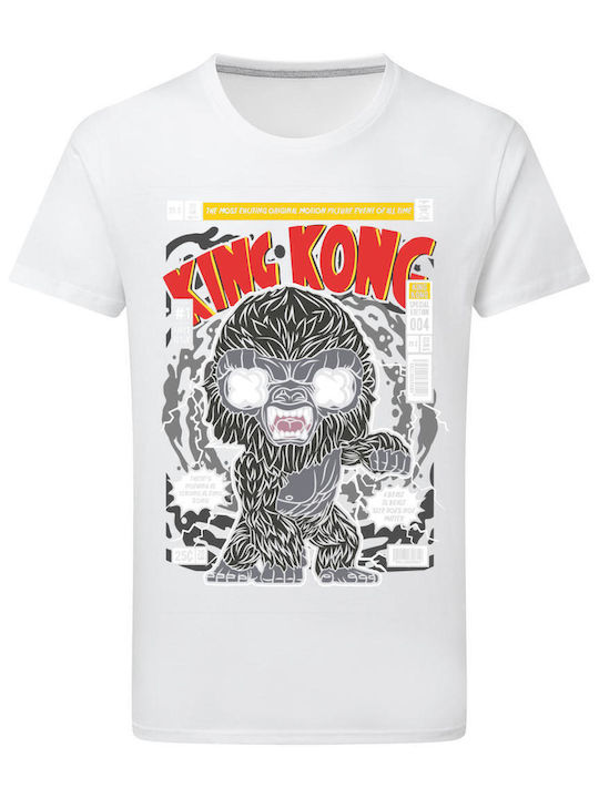 Pop Culture King Kong Tricou Alb