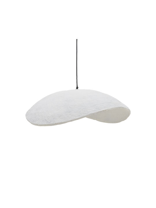 Inart Pendant Light White Boho with Socket E27 71x53x123cm