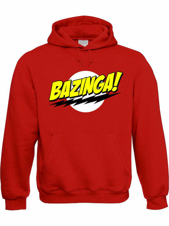 Pegasus Bazinga Блуза с качулка Червен Pegasus Bazinga Блуза с качулка Червен