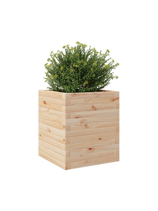 vidaXL Garden Planter Box Wooden Brown 40x40x46cm.