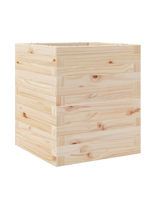 vidaXL Garden Planter Box Wooden Brown 40x40x46cm.