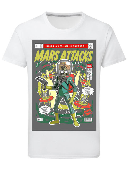 Mars Attacks T-shirt Weiß