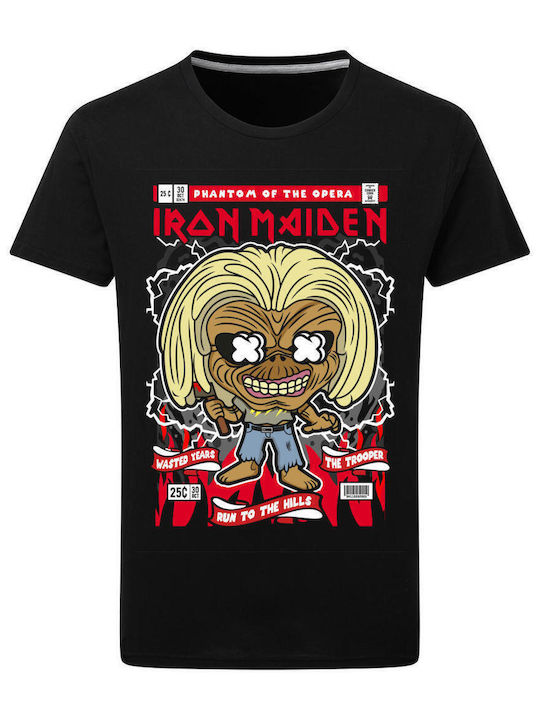 Pop Culture T-shirt Iron Maiden Black