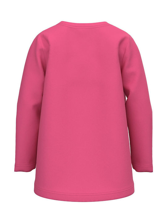 Name It Kids Blouse Long Sleeve Pink Flambe