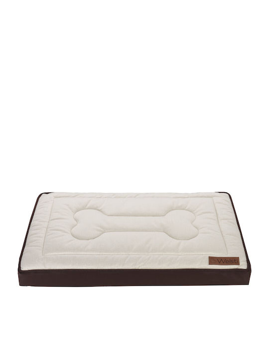 Welsti Orthopedic Mattress Dog Rectangle Orthopedic Beige 70x50cm