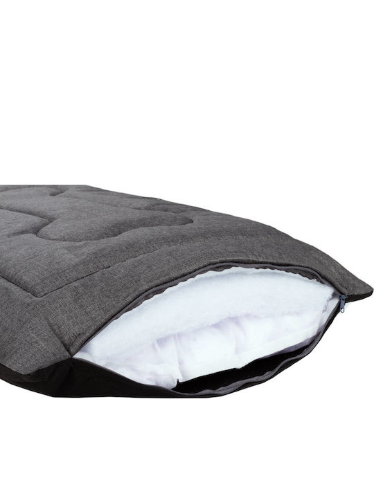 Welsti Cushion Kopfkissen für Hunde Rechteck Gray 100x70cm.