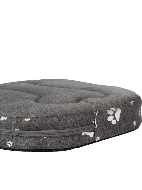 Welsti Oval Canapea Pat pentru câini Gri 80x67cm.