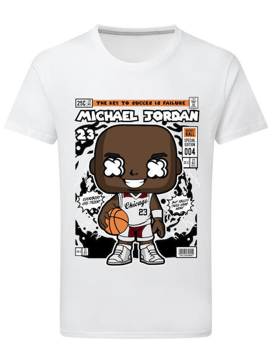 Michael Jordan Tricou Alb