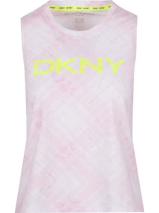 Shibori Women's Summer Blouse Sleeveless Pink