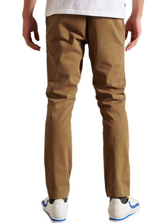 Gianni Lupo Men's Trousers Chino Brown