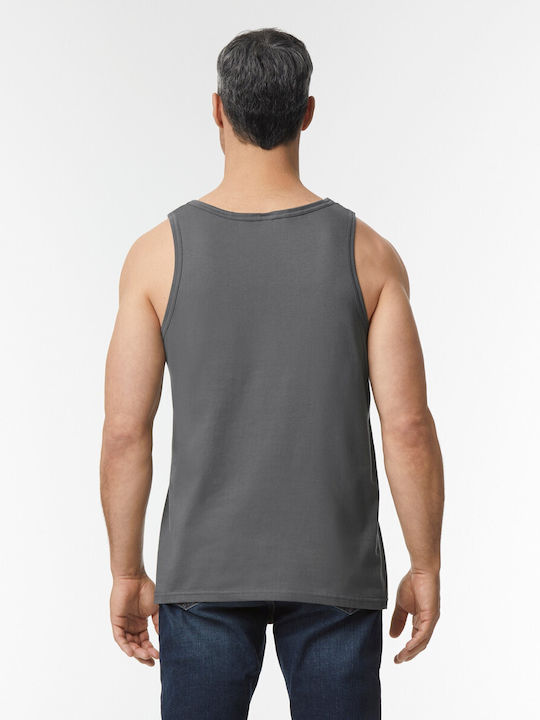 Gildan Softstyle Men's Sleeveless Promotional Blouse Charcoal