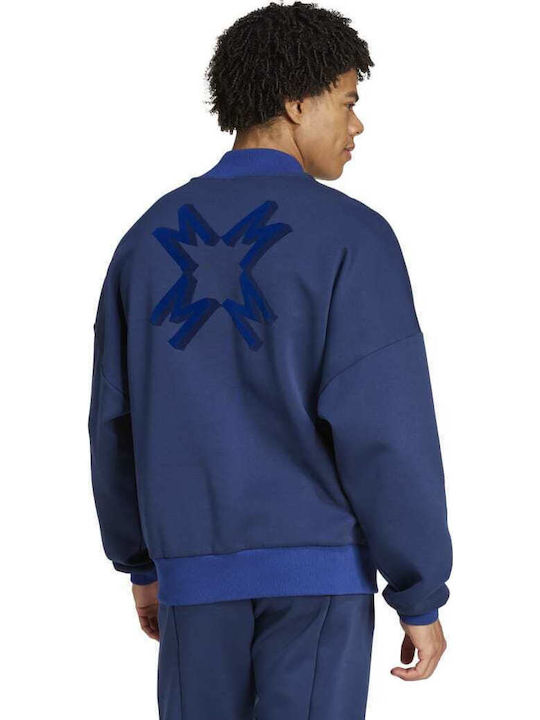 adidas Mufc Szn Dktt Jachetă Bomber Albastră Marină