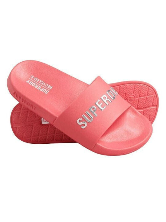 Superdry Slides Fuchsia