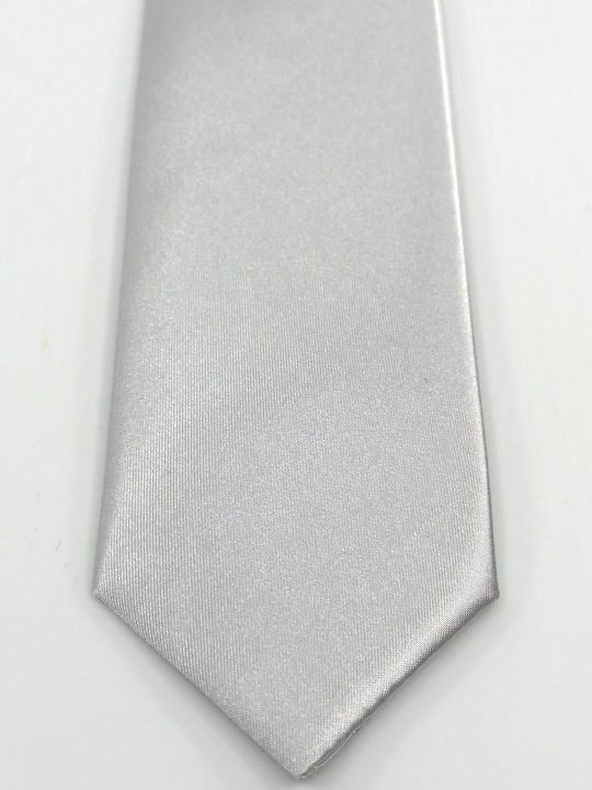 Legend Accessories Legend Accessories Set Monochrom Krawatte in Silber Farbe