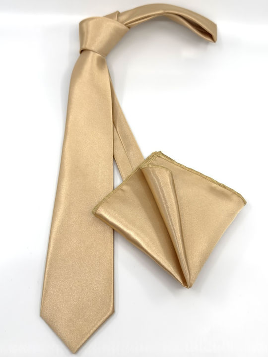 Legend Accessories Set de Cravată pentru Bărbați Tipărit în Culorea Maro